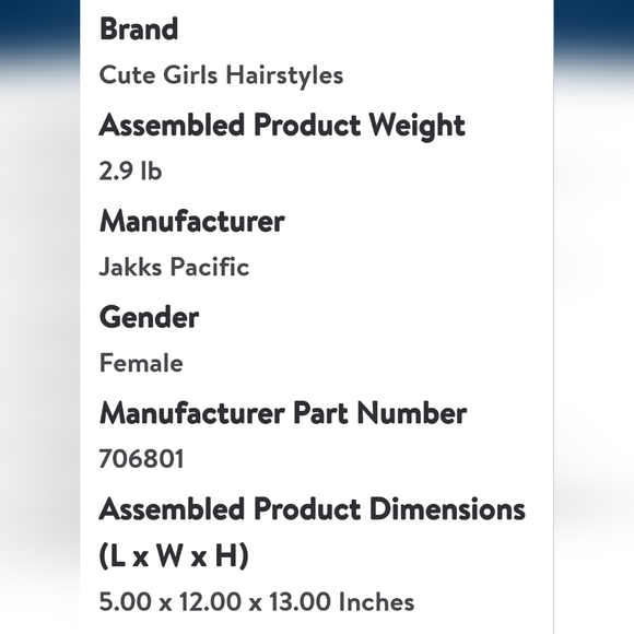 CGH Cute Girls Hairstyles! Wig with Styling Head Straight Multi-color Hair NWT - Picture 3 of 9